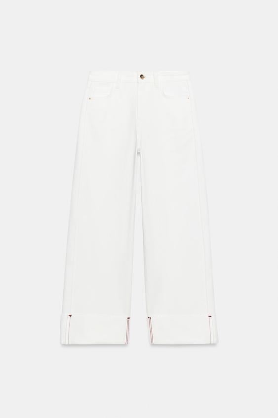 JEAN Z1975 BARREL TAILLE NORMALE REVERS - Blanc de Zara - Image 8
