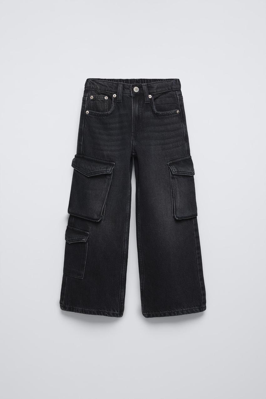 CARGO JEANS - Black | ZARA United States 
