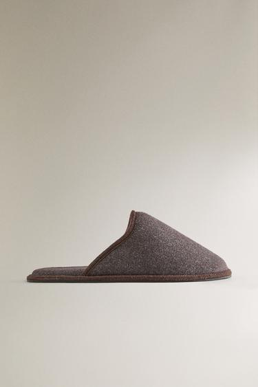 COSY SLIPPERS - Brown by Zara