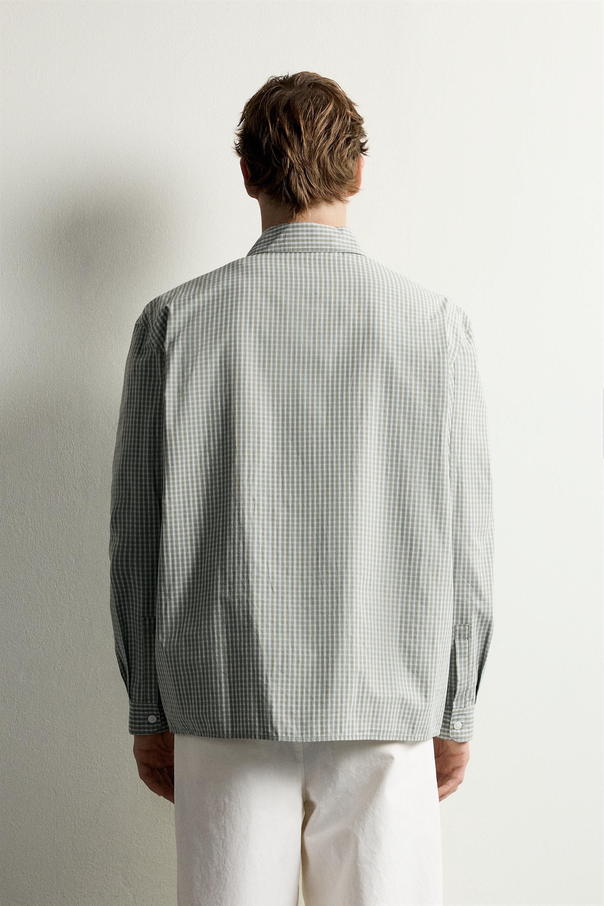 CHEMISE RELAXED FIT CARREAUX