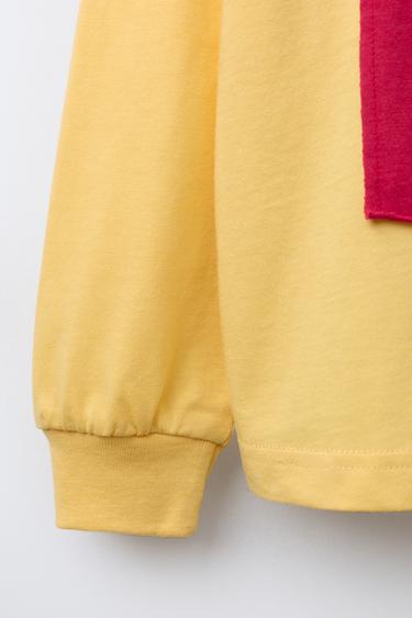 TIGER PATCH T-SHIRT - Ochre by Zara - Image 3