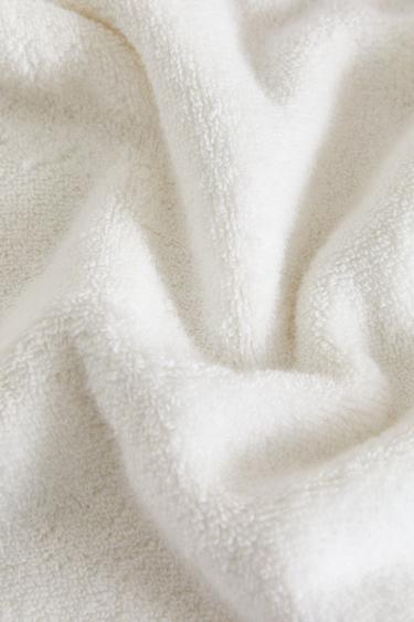 BATH TOWEL WITH SCALLOPED EDGE - Golden by Zara - Image 4