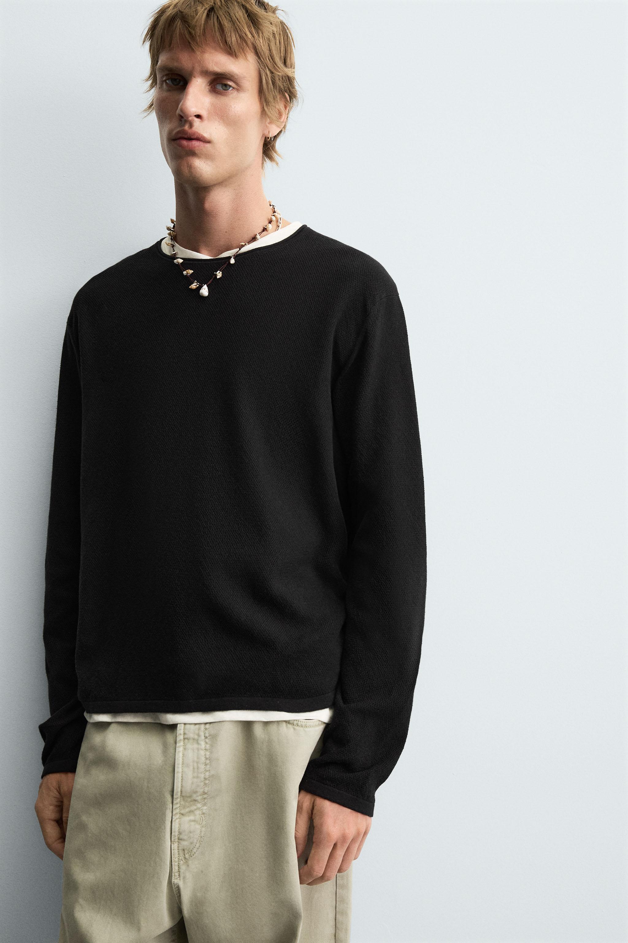 suger様 PLUSH TEXT SWEATSHIRT - Blue | ZARA United States