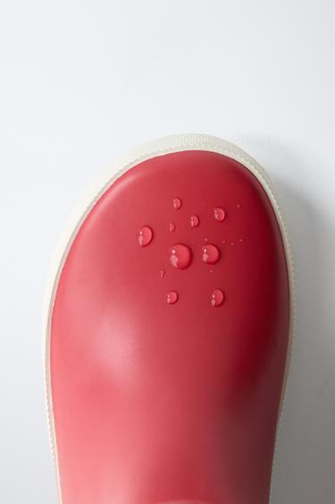 STRETCH WELLINGTON BOOTS - Red by Zara - Image 7