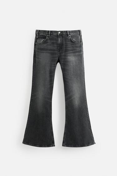 JEANS FLARE FIT - Carbón de Zara - Imagen 0
