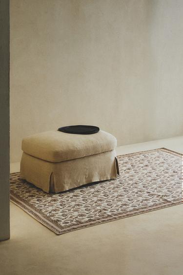 TEPPICH MIT BLUMENMUSTER - Rosa von Zara