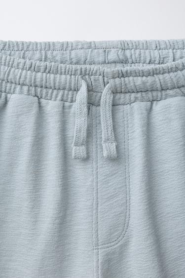 ENSEMBLE POLO ET BERMUDA RUSTIQUE AVEC ÉTIQUETTE - Bleu ciel de Zara - Image 6