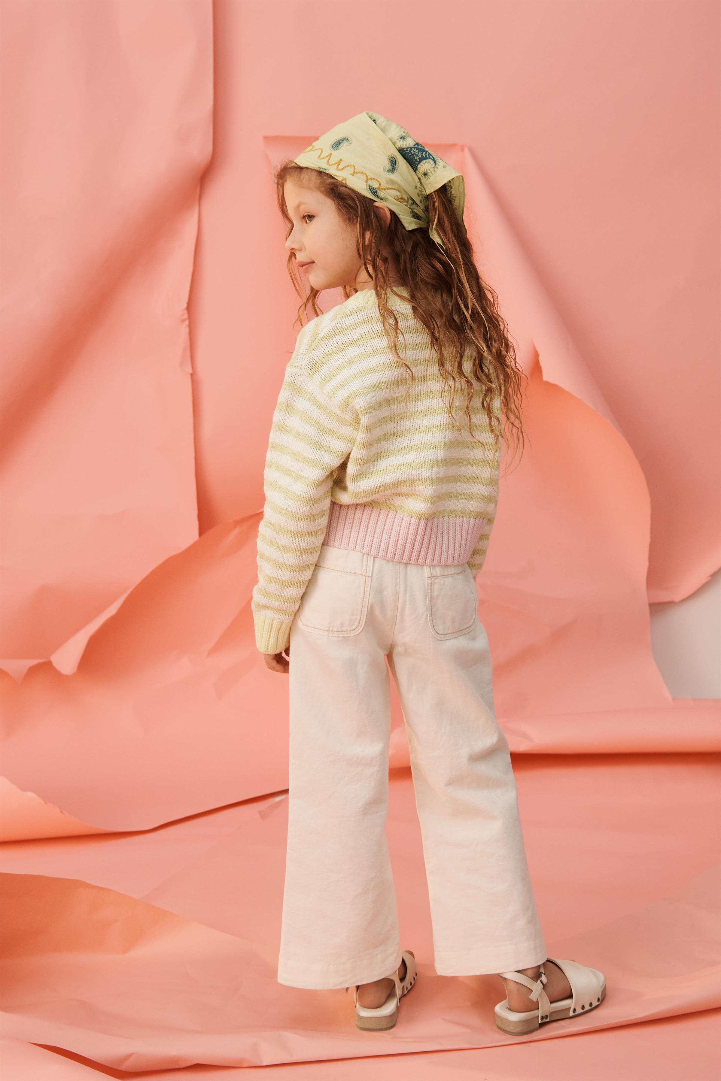 PULL EN MAILLE RAYÉ FLEUR BRODÉE ÉDITION LIMITÉE