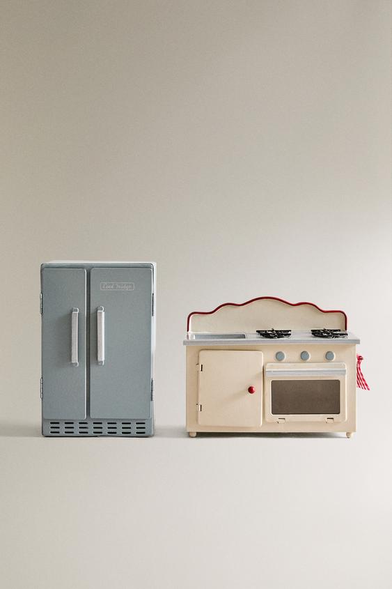 CHILDREN'S DOLL HOUSE KITCHEN TOY SET white ZARA United Kingdom - Main Image