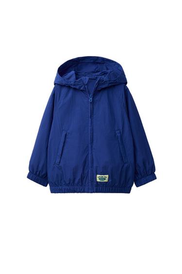 CHUBASQUERO LIGERO WATER REPELLENT - Azulón de Zara