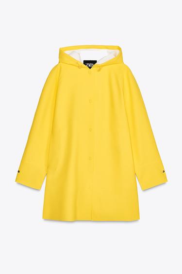 ПРОРЕЗИНЕНА КУРТКА ZW COLLECTION - Жовтий Zara