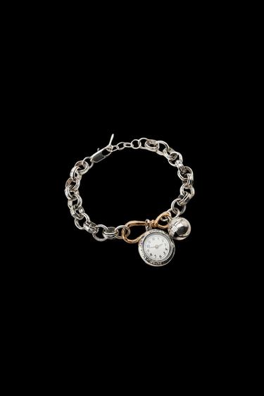PACK 2 PULSERAS COMBINADAS RELOJ CASCABEL - Oro / Plata de Zara