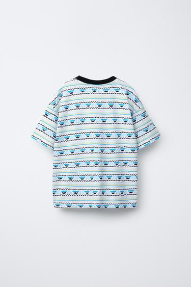ZARA X BODY GLOVE ® STRIPED T-SHIRT - White by Zara - Image 1