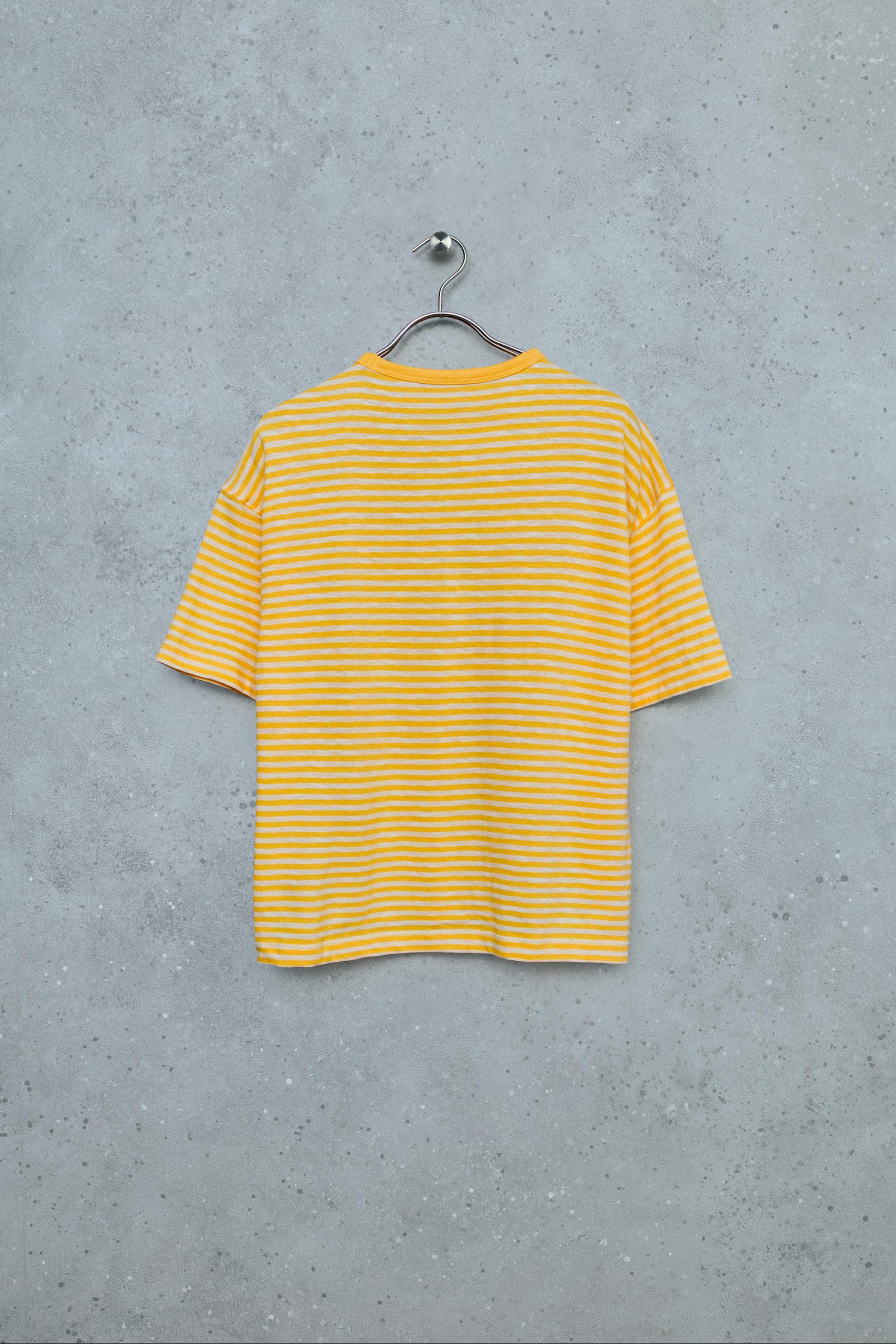 STORIESZ - STRIPED T-SHIRT - Yellow | ZARA United States