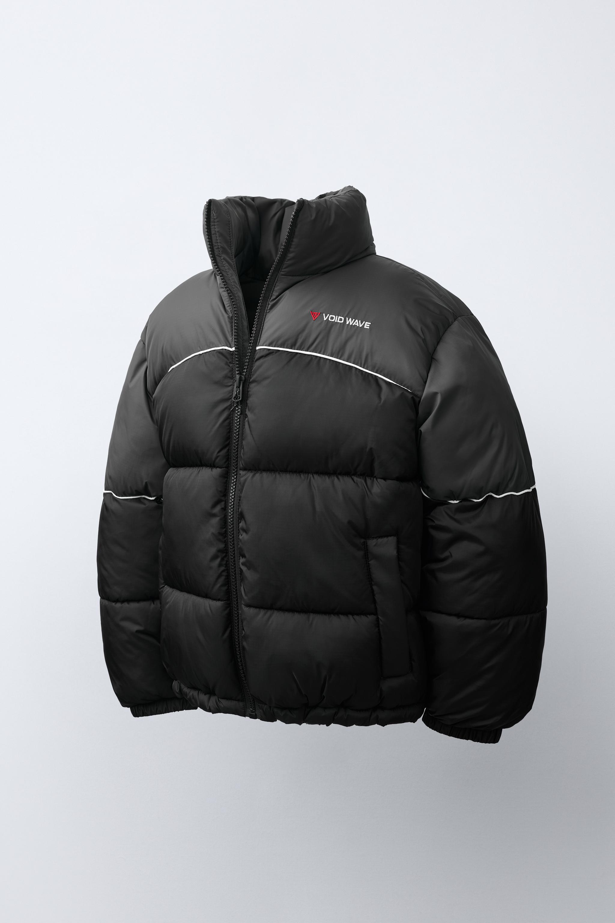 WATER-REPELLENT CONTRAST QUILTED JACKET