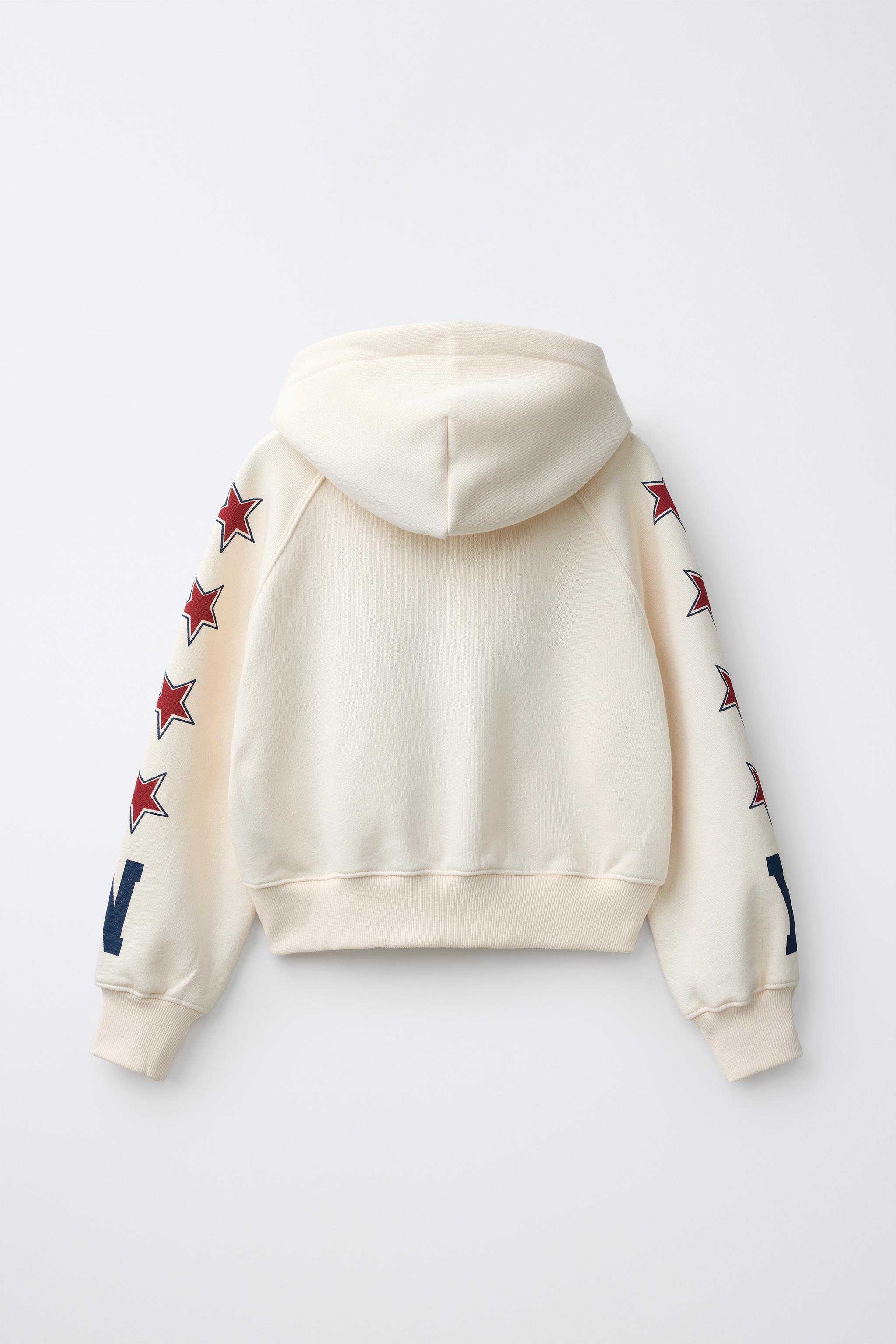 TEXT PRINT HOODIE