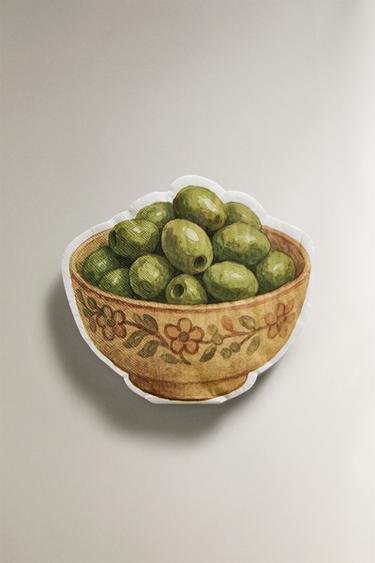 LOT SERVIETTES PAPIER OLIVES (LOT DE 20) - VERT de Zara - Image 0