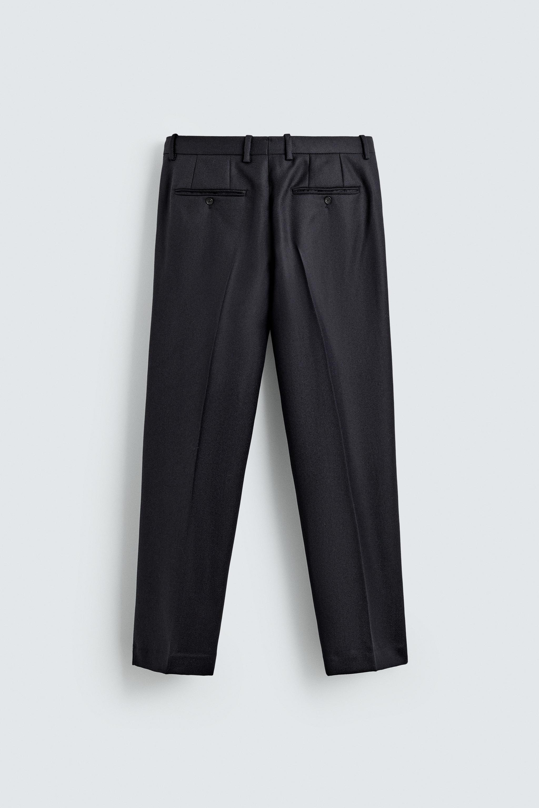 PANTALON STRUCTURÉ 100% LAINE