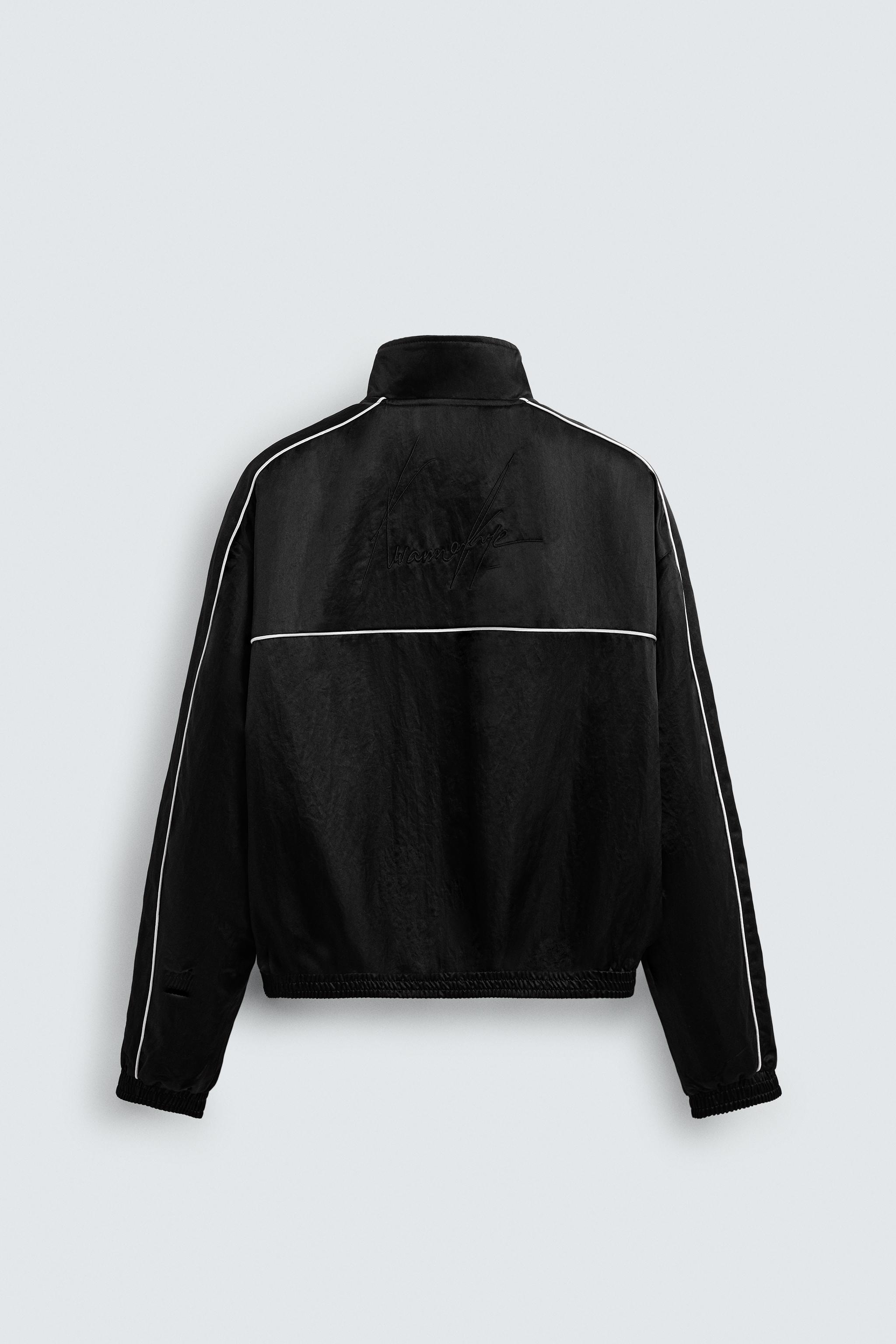EMBROIDERED BOMBER JACKET © OTIS KWAME KYE QUAICOE - Black
