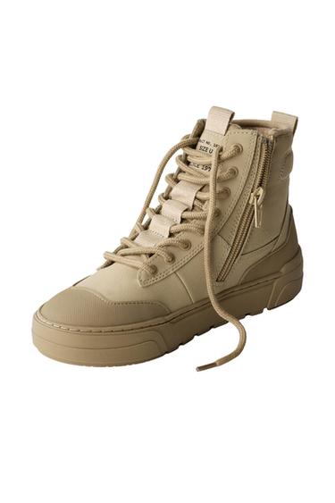TECHNISCHER SNEAKER - Braun von Zara