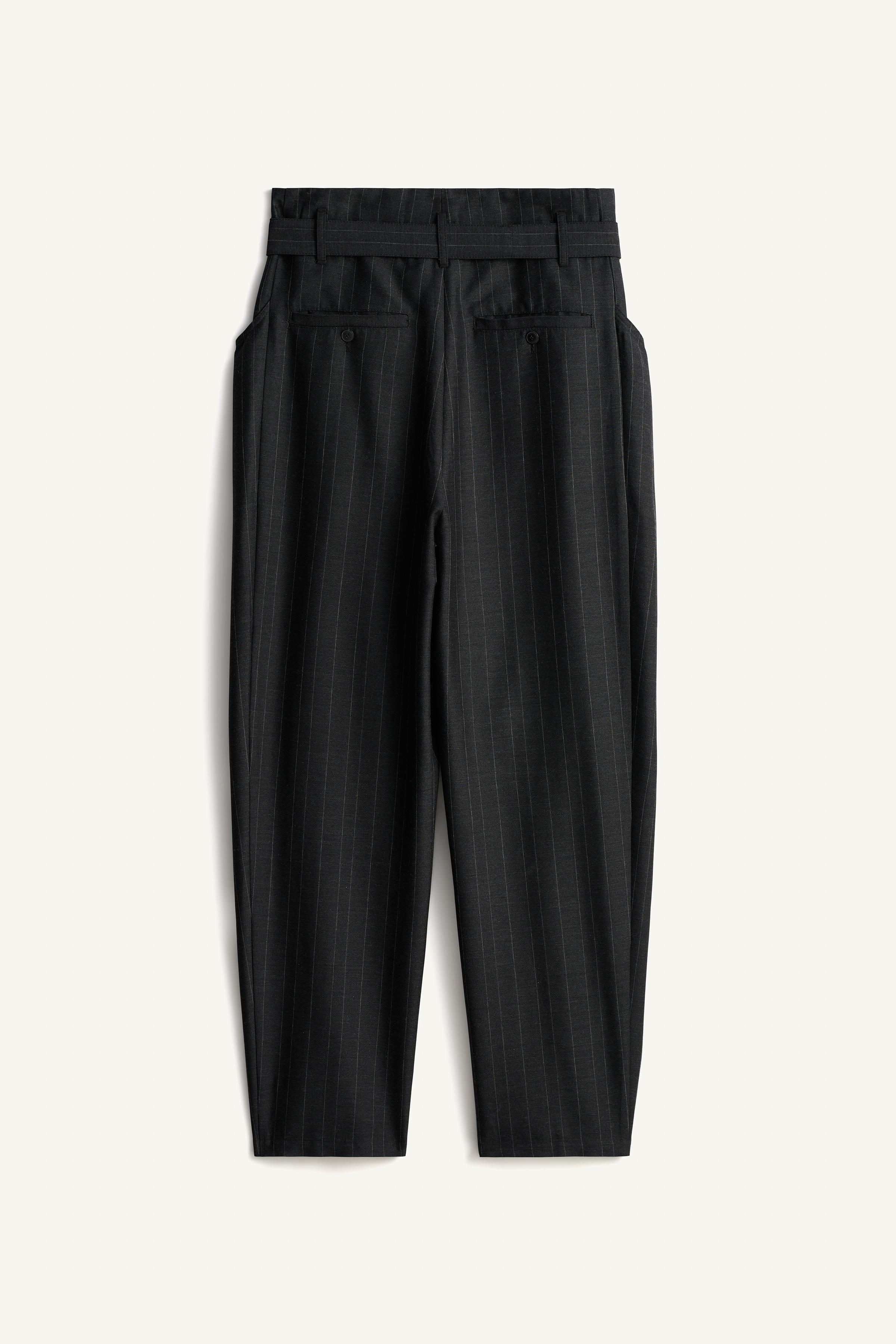 PANTALON COSTUME RELAXED FIT RAYURES