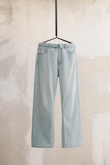 FLARE FIT JEANS - Light blue by Zara