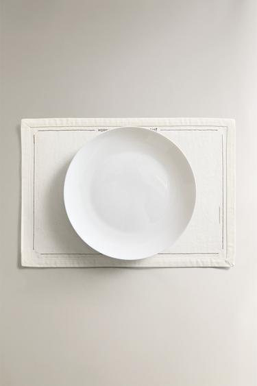 COTTON CAFÉ PLACEMAT - Brown by Zara - Image 3