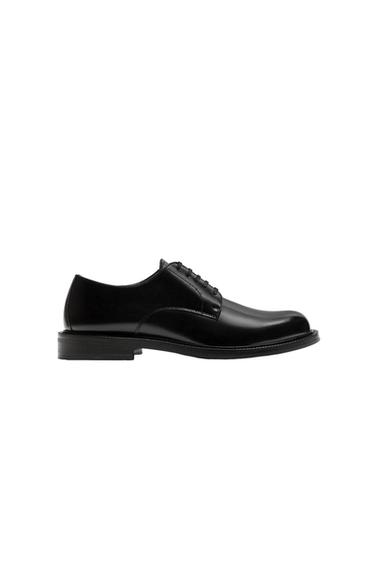 Zara LEATHER DRESS SHOES - Black