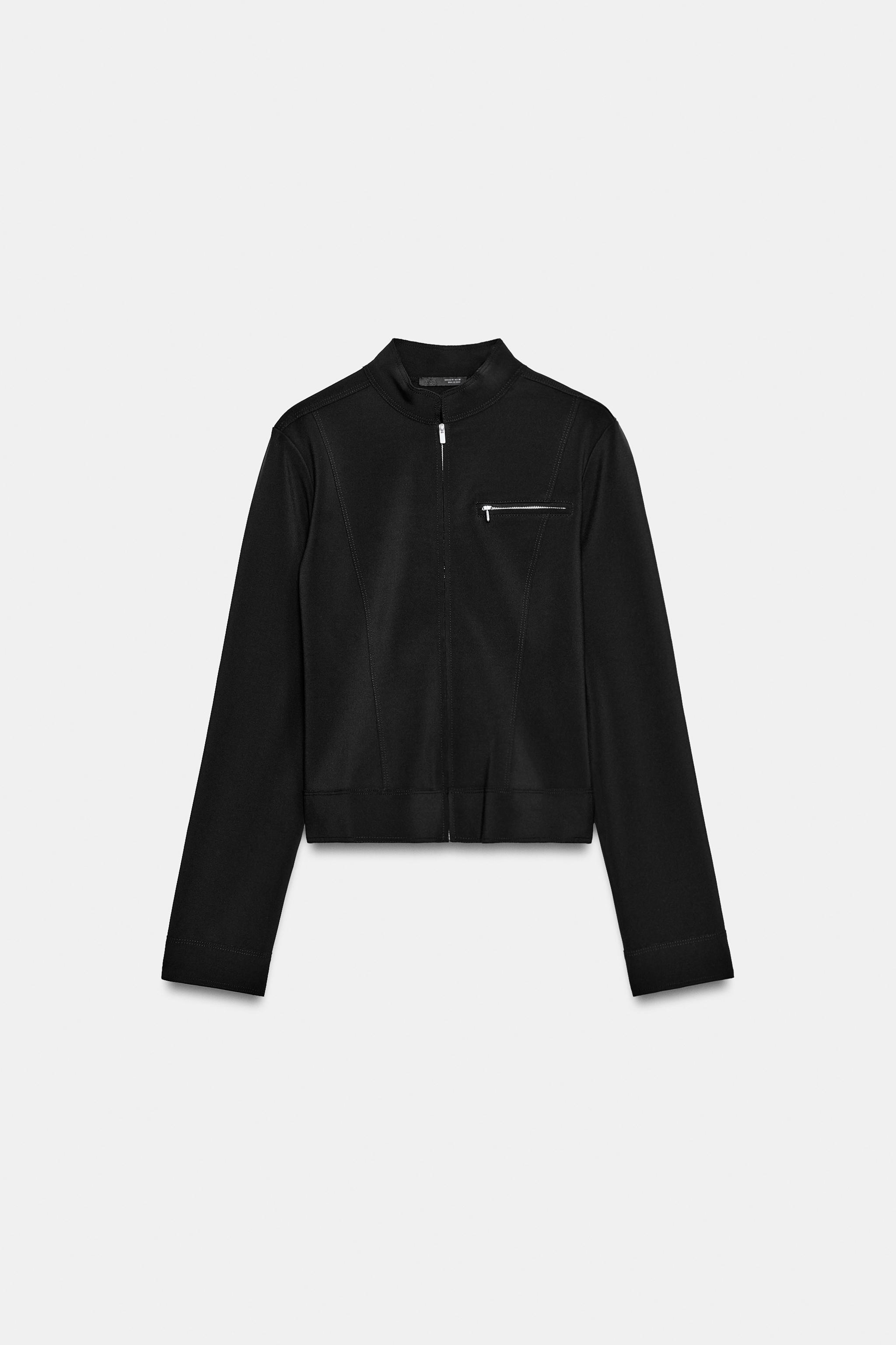 Zara FERMUARLI TEKNİK CEKET görsel 6