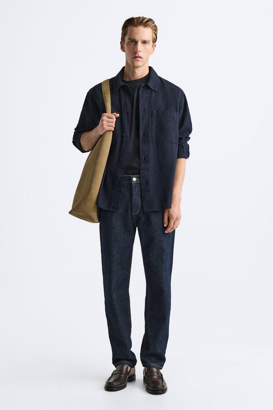 MOCASSIN EN CUIR MASQUE Marron ZARA Canada