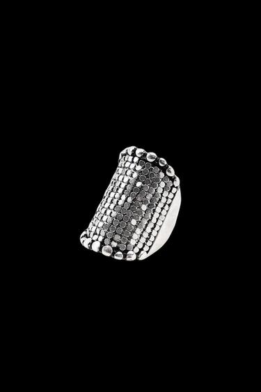 MAXI METAL MESH RING - Silver by Zara - Image 0