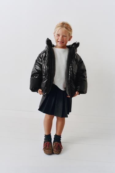 50% FEATHER AND 50% DOWN WATER-REPELLENT WIND-RESISTANT THERMAL INSULATION DOWN JACKET - Black by Zara