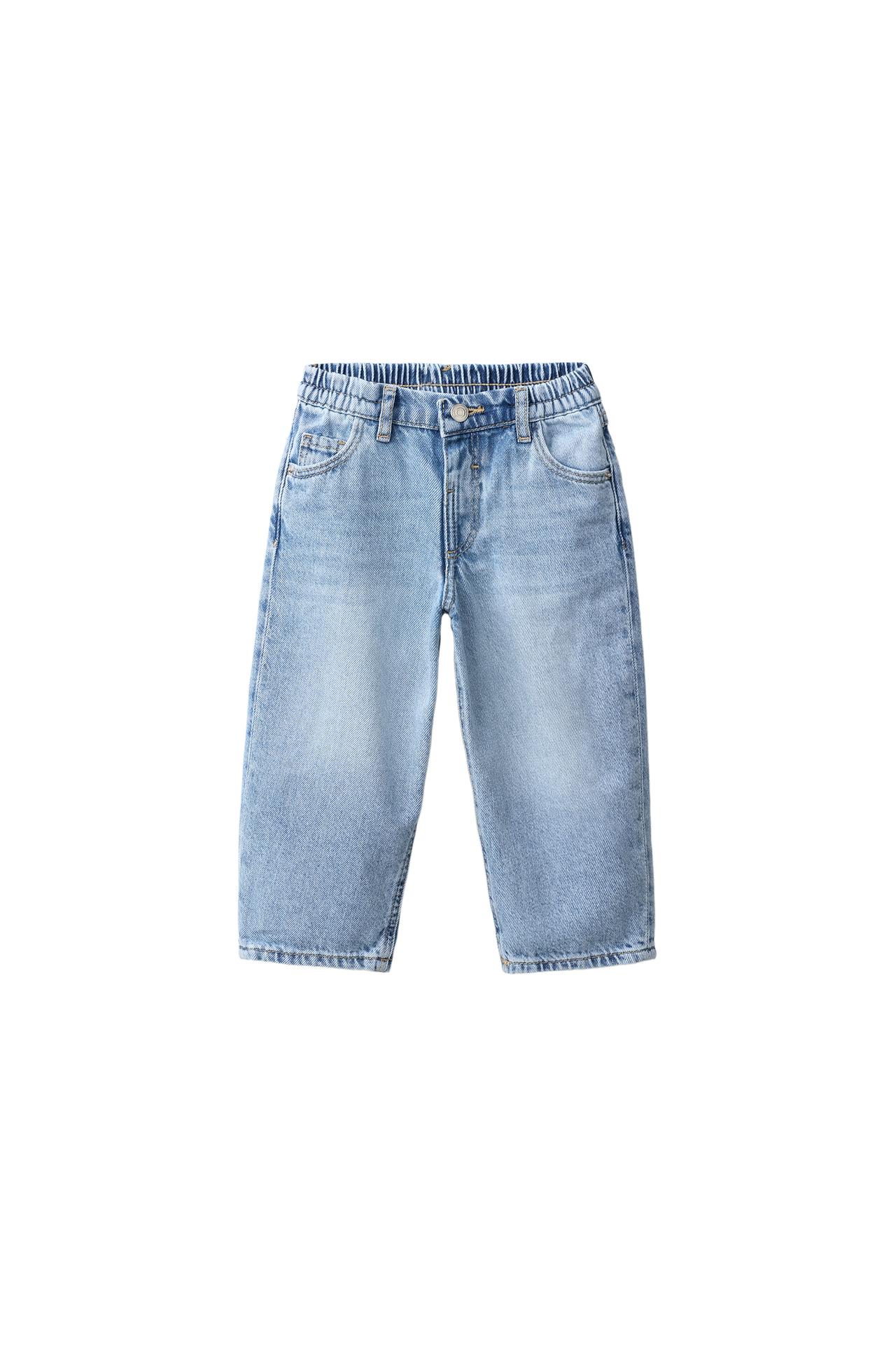 BAGGY JEANS — Mid-blue