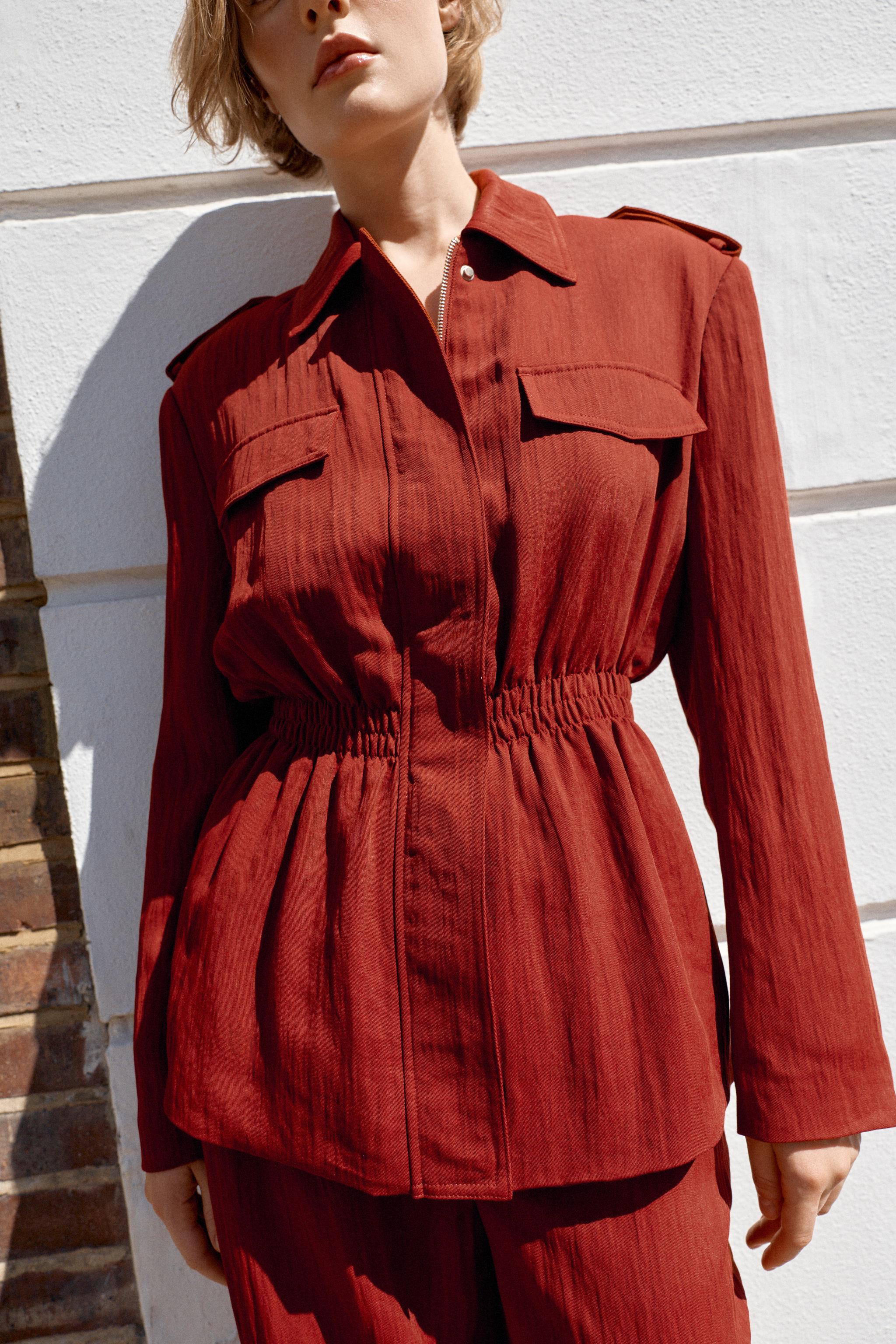 VESTE SAFARI AVEC ÉPAULETTES