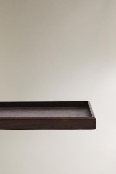 PLATEAU DE BAIN BOIS - Marron foncé de Zara - Image 3