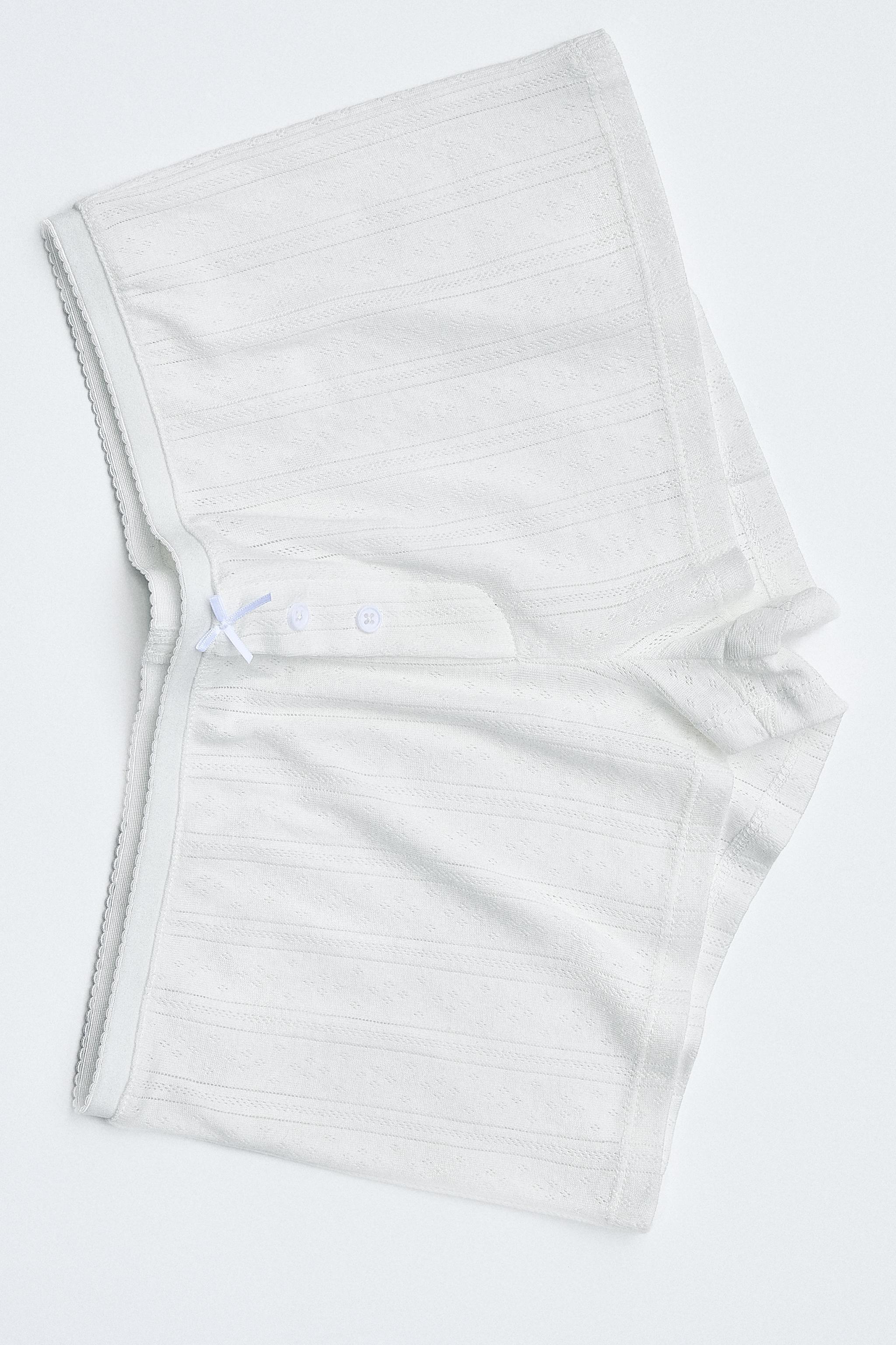 POINTELLE SHORTS - White | ZARA United States