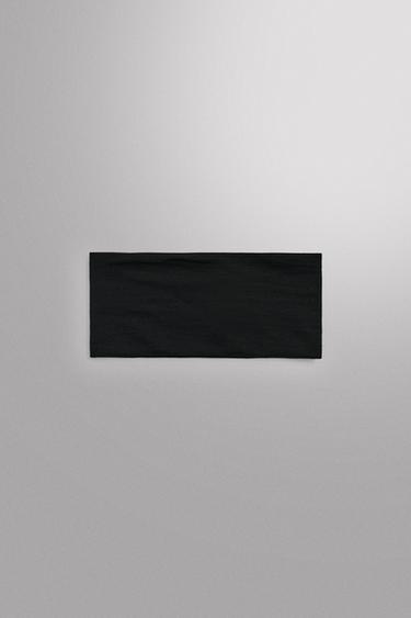 ŠPORTOVÁ ELASTICKÁ ČELENKA Z VLNENEJ ZMESI - čierna zn. Zara