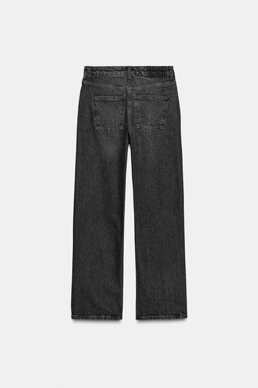 JEAN Z1975 AMPLE DROIT TAILLE HAUTE BRILLANTS - Noir de Zara - Image 9