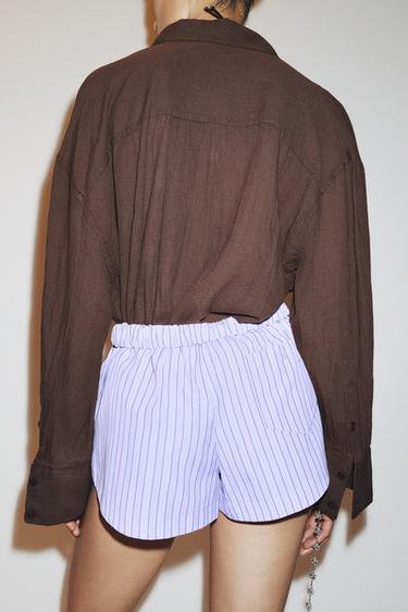 SHORT MINI TAILLE REVERS - 692 de Zara - Image 3