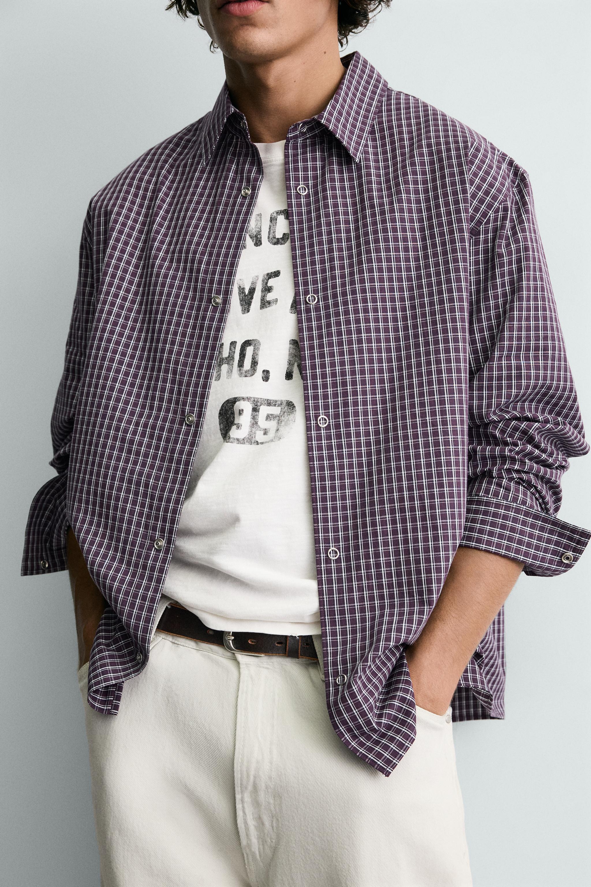 CHEMISE RELAXED FIT À CARREAUX