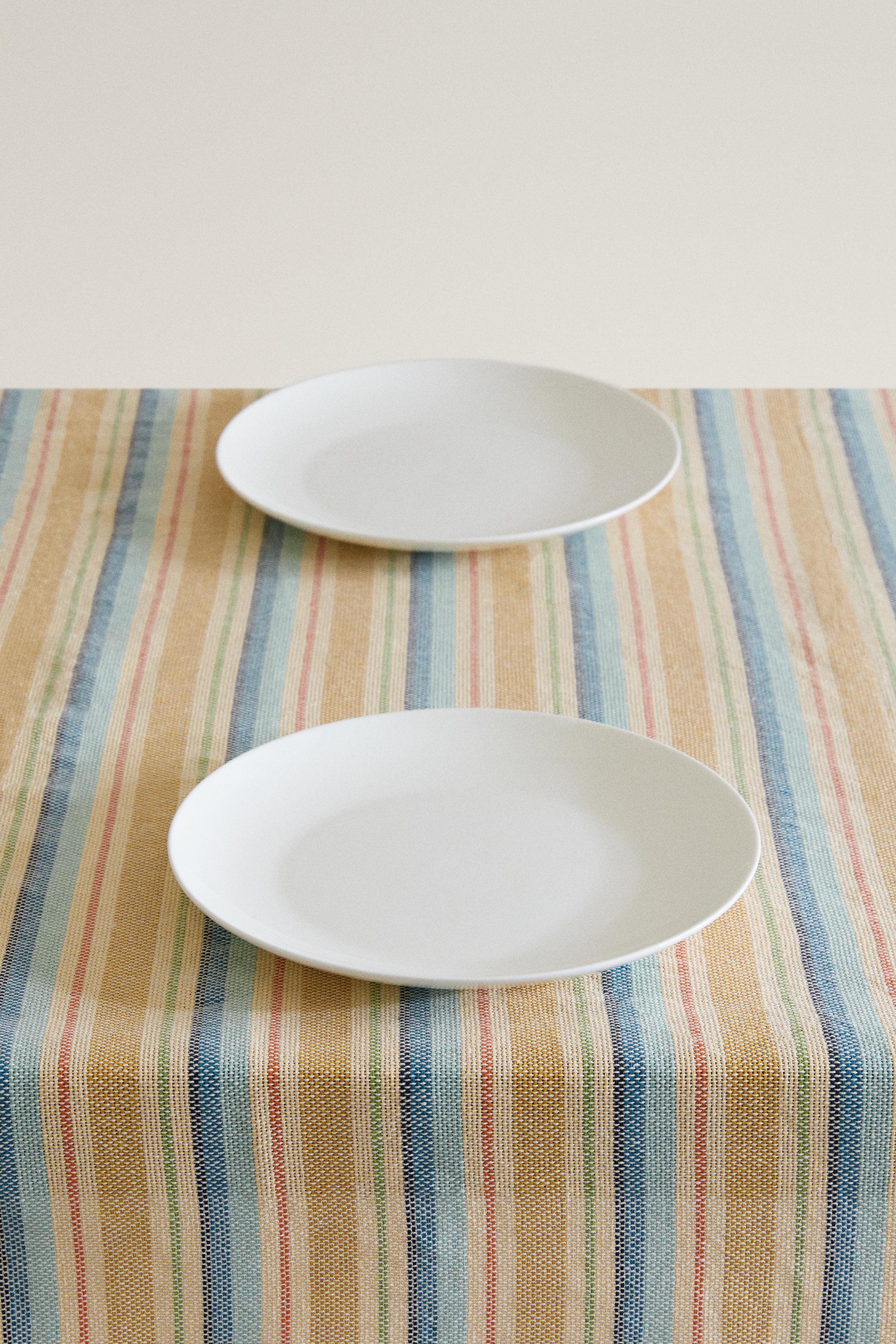 YARN-DYED STRIPE TABLECLOTH
