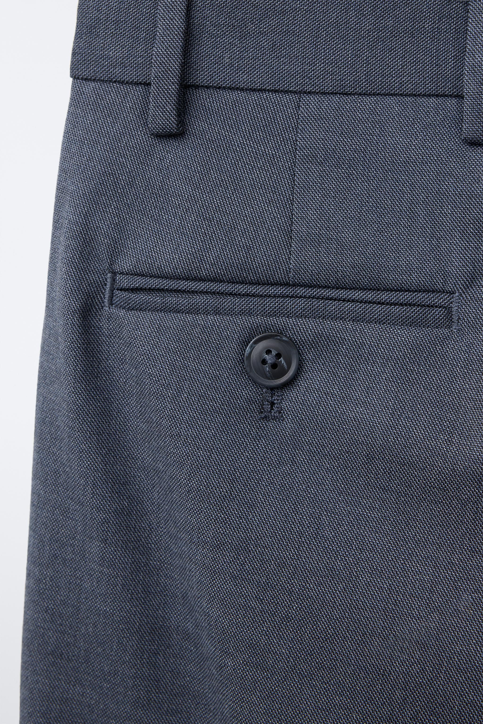 テクスチャー スーツ パンツ - ネイビーブルー | ZARA Japan / 日本