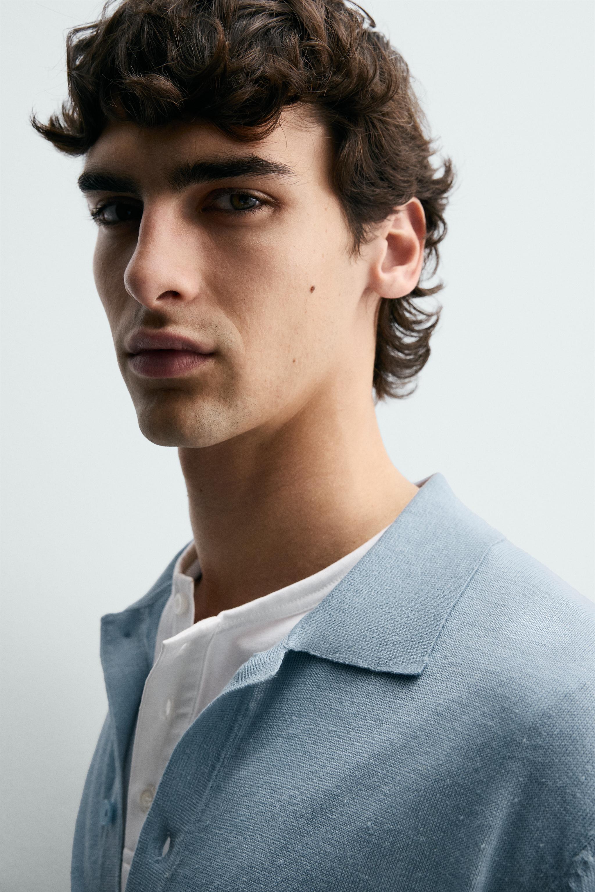 100% LINEN KNIT SHIRT