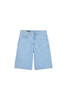 Z1975 İŞLEMELİ ÇİÇEK DENİM CEKET TAKIMI - Görsel 2