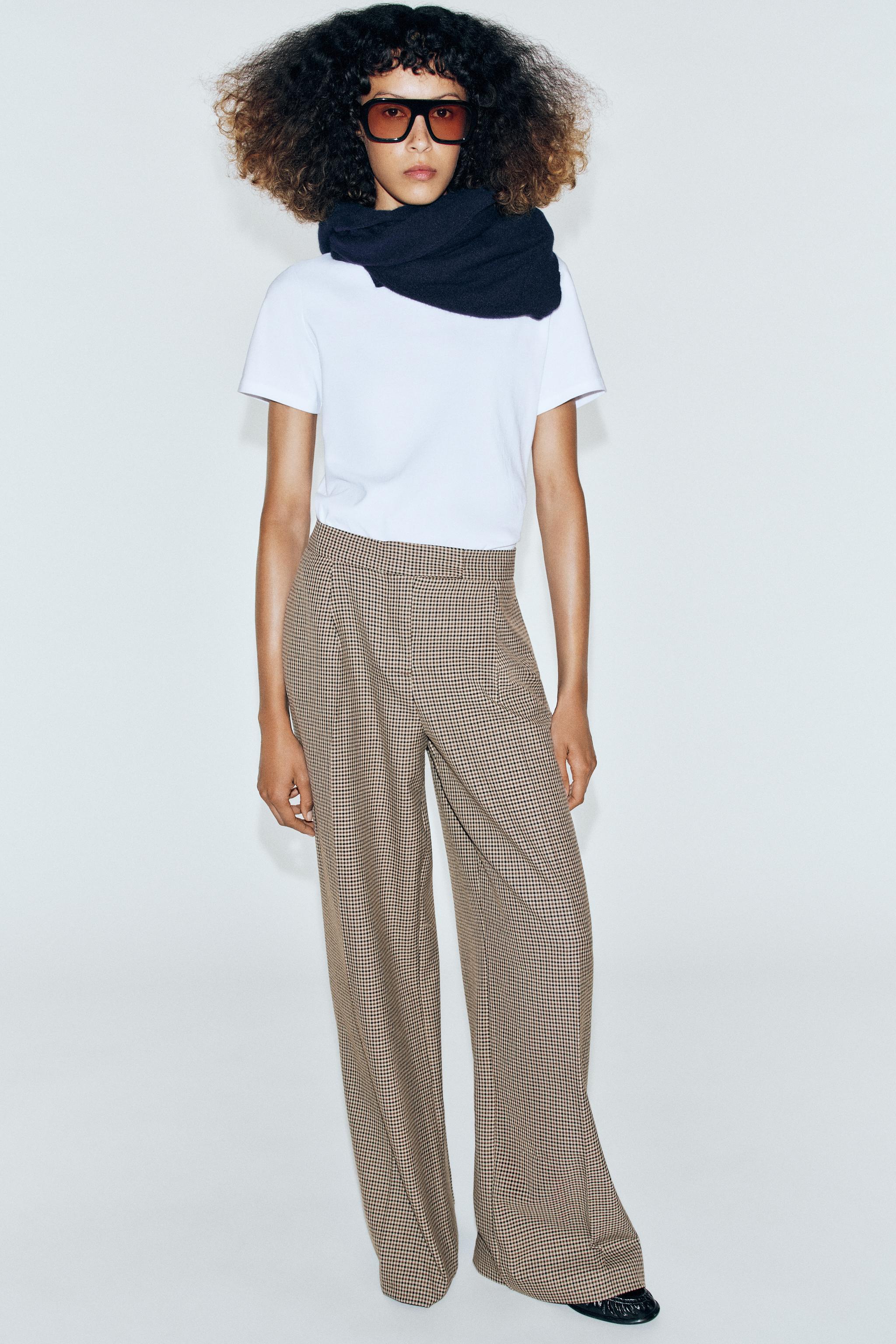 PANTALON LARGE À PINCES