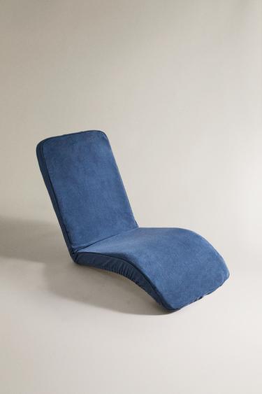 LOUNGER COVER WITH PIPING - Mid-blue by Zara