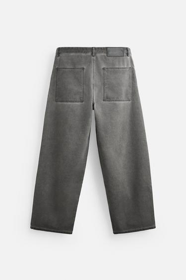 BALLOON FIT JEANS - Grey by Zara - Image 7