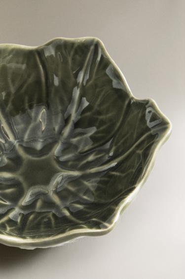 CABBAGE STONEWARE BOWL - Green by Zara - Image 2