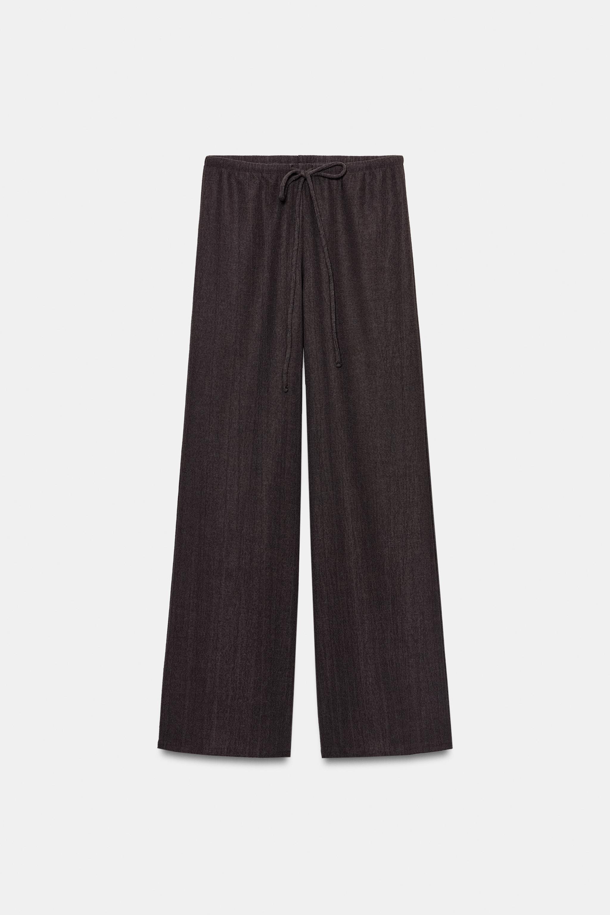 Zara RUSTIC STRAIGHT LEG PANTS — фото 6