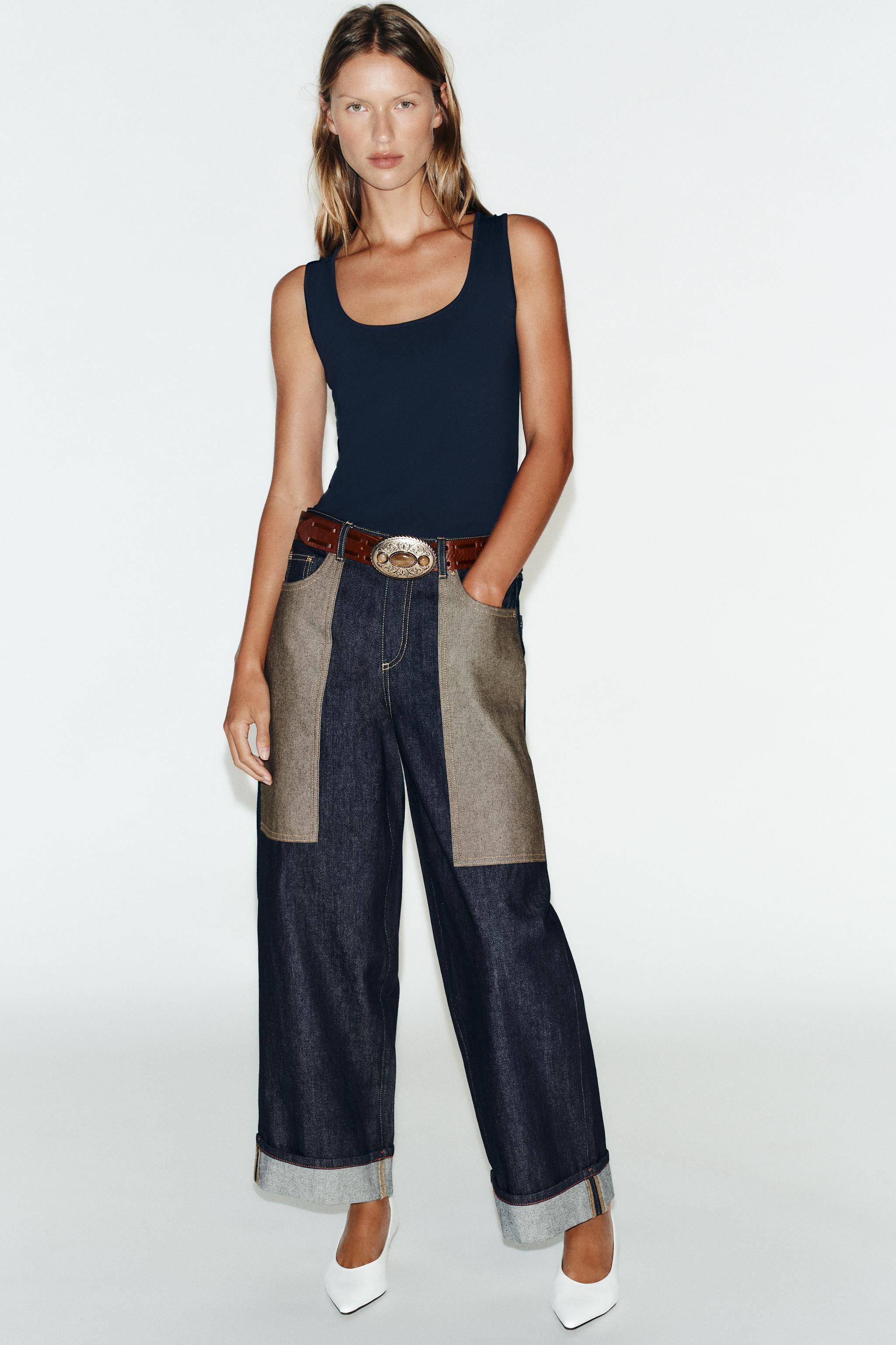 WIDE STRAP POLYAMIDE T-SHIRT